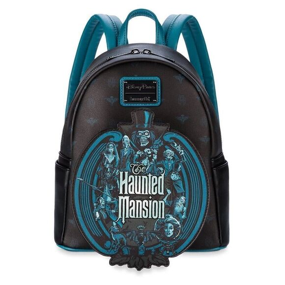 Haunted Mansion Glow-in-the-Dark Loungefly Mini Backpack NWT - Picture 2 of 4